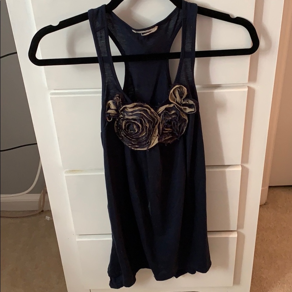 Navy blue tank top